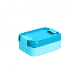 LUNCH BOX Blau Bill Set für Schule Lunchbox Lunchboxen Snackboxen Snackbox