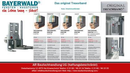 Bayerwald Holzfenster Tresorbandfenster HA87 mit wetterfester Aluminium Schale