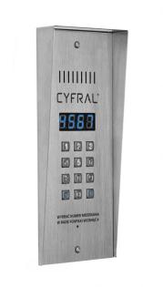 Zweidraht-Sprechanlage Gegensprechanlage 5 Teilnehmer Stahl RFID Schlüssel