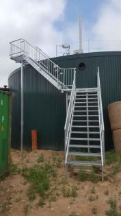 Stahltreppen, Außentreppen, Metalltreppen aus Polen, Gelander, Zaune