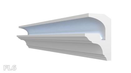 Polystyrol FL6 100x60 Stuckleiste Lichtprofile LED indirekte Beleuchtung Neuware