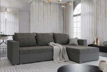 Schlafsofa Wohnzimmersofa Hugo Sofa ausziehbar Ecksofa mit Schlaffunktion