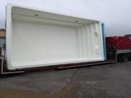 Schwimmbecken mit Filtration-Set, Gartenpool CURACAO 7, 5 x 3, 7 x 1, 55 m