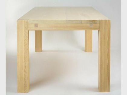 WHITE LUKAS TISCH ESCHENTISCH ESSTISCH LACKIERT MASSIVHOLZ 180x90cmx78cm