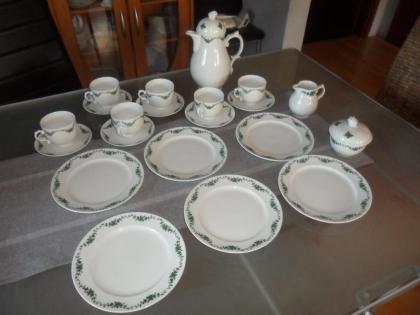 Fürstenberg Schlossgarten Kaffeeservice Grüne Ranke