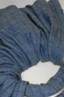 SOMMERLEICHTER Denim Baby Ring Sling Tragetuch Carrier 160-250x70 Jeansblau