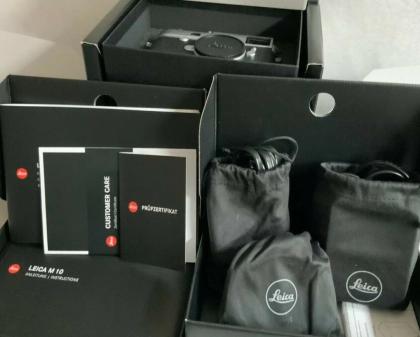 Leica M10 Silber verchromt mit Originalverpackung