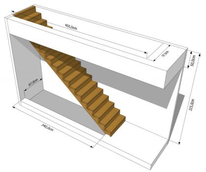HOLZSTUFEN MASSIVHOLZTREPPEN GEBEIZT ASCHGRAU WANGO BUCHE WEIß EICHENTREPPEN