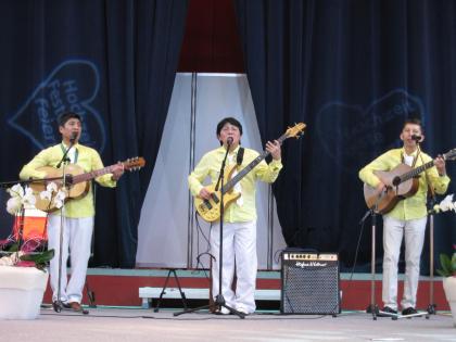 Karibischer Musik mit der Latino Band Leyenda Latina