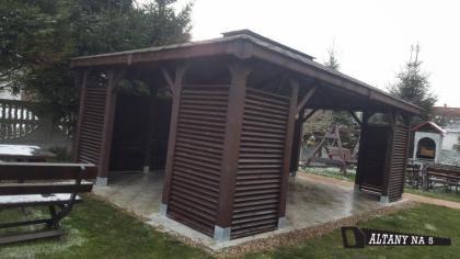 GARTENHAUS GDANSK GARTENLAUBE KLEBEDACH HOLZ KIEFERNHOLZ HOLZPAVILLON 6x4m