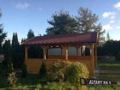 GARAGENVORDACH HOLZÜBERDACHUNG FÜR AUTO KLEBEDACH MIT IMPRÄGNIERUNG HOLZ 3, 5x5m