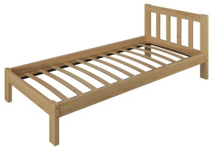 Bett Massivholzbett Lattenrost 90x200 Ehebett Jugendbett Holzbett in 2 Farben Mö