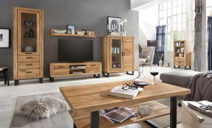 Highboard Nina Eiche teilmassiv geölt ET-2345