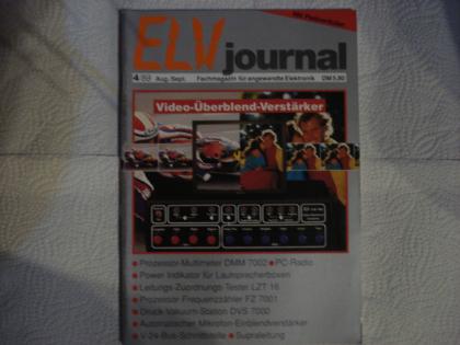 Elektronik Zeitschrift ELV-Journal mit Platinenfolien