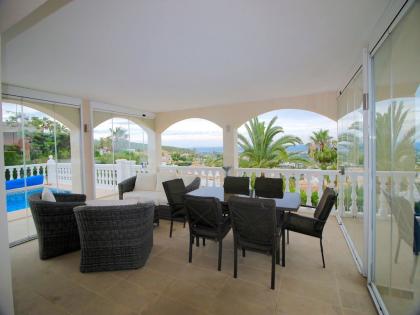 Spanien Ferienhaus Costa Blanca privater Pool + Meerblick in Dénia zu vermieten
