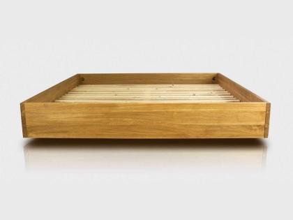 REINER BETT DOPPELBETT HOTELBETT GÄSTEBETT EICHENBETT MASSIVHOLZ 200x200x38cm