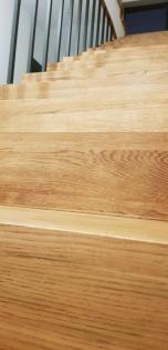 MASSIVHOLZ STUFE 85x24(+4)x4cm + SETZSTUFEN TREPPENSTUFEN FALTTREPPE