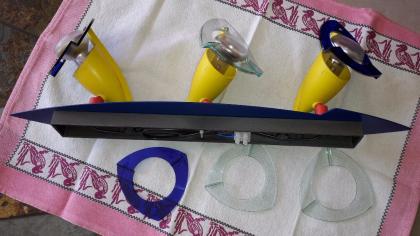 Jugendzimmer Deckenlampe 3x 40W