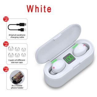 LED F9 TWS Wireless Smart Touch Control Ohrhörer Bluetooth 5.0