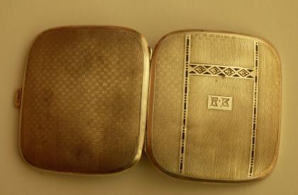 ++  Jugendstil  ++ Zigarettenetui ++ 925er Silber (innen vergoldet) ++