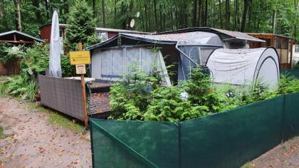 Wohnwagen auf Dauercampingplatz in 16244 Schorfheide zu verkaufen