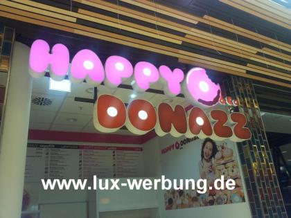 Werbeanlagen Lichtanlagen leuchtreklame Leuchtwerbung Außenwerbung Leuchtbuchsta