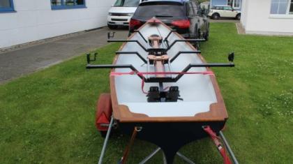 Tradtional Trainer Zweier Ruderboot mit Rollsitz