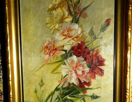 Gemälde Blumenstillleben von 1921 (B070)