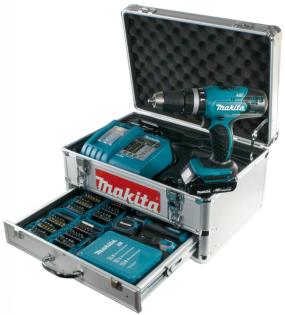 Makita Akku-Schlagbohrschrauber-Set (BHP453RHEX5) mit Koffer. NEU