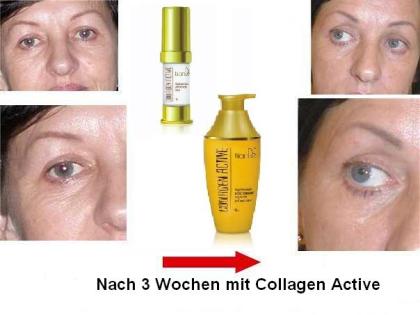 Pflege für Gesicht, Hals und Dekollete mit hydrolisiertem Kollagen