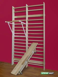 Doppelfeld sprossenwand 2.5x1.68 m