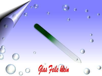 Glasnagelfeile in 5 Farben um 1, 90€