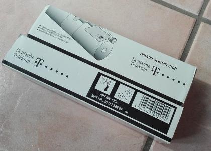Telekom Druckfolie DF01 mit 230 Seiten mit Chip Art.Nr 1202, MNr 40152589 EA, EA