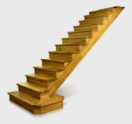 SCHÄTZUNG FREITRAGENDE TREPPEN ZUR SELBSTMONTAGE TYP U, L EICHE ESCHE BUCHE HOLZ