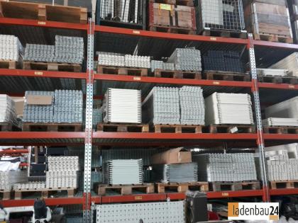 Tegometall Ladenregal, Wandregale, Gondelregale, gebraucht, abgebaut, gereinigt