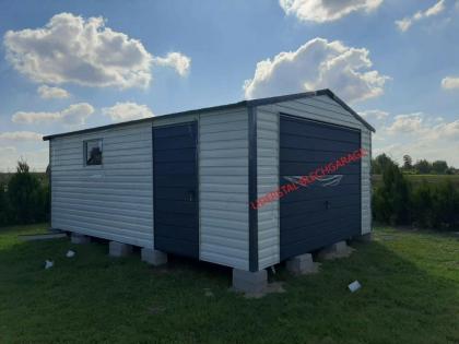 Blechgarage, Doppeltgarage, Garage, Moderne Garage, Metallgarage, Fertiggarage 4