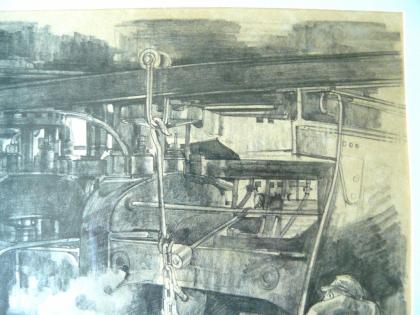 Walzenstraße feine Grafik von Arentz (B028)