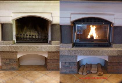 OFFENEN KAMIN UMRÜSTEN ZUM HEIZKAMIN