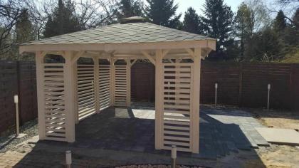 3-ECK GARTENHÄUSER CIECHANÓW HOLZGARTENLAUBE PAVILLON KIEFERNSCHUPPEN 3, 5x4, 5m