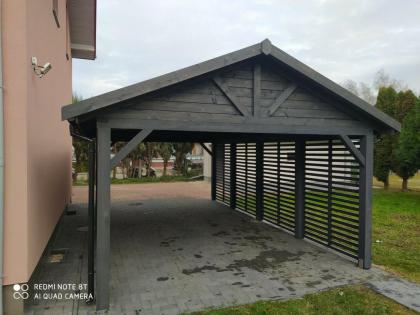 HOLZÜBERDACHUNG FÜR AUTO GARAGENVORDACH GARTENHAUS 5x5m