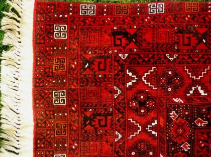 Sammlerteppich Turkestan antik 270x162 (T104)