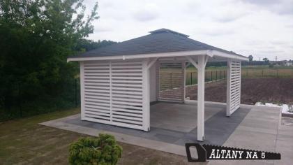 PAVILLON BERLIN KIEFERNHOLZ GRILLPAVILLON GARTENHAUS HOLZGARTENLAUBE 5x4m