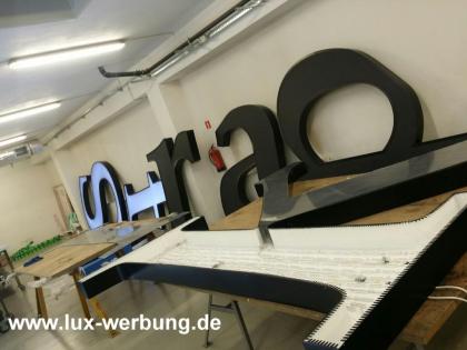 3D LED Leuchtbuchstaben Leuchtkästen Gravurkästen Dibondkästen Acrylbuchstaben A