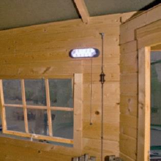 Solar-Strahler, 10 weiße LEDs, Dauerlichtfunktion