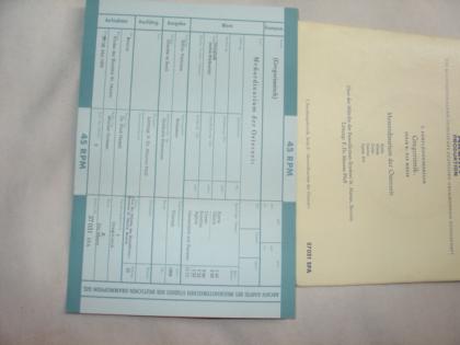Schallplatten von 1954 (singles) 