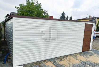 Blechgarage 6x6m Metallgarage Fertiggarage Stahlgarage Doppelgarage Schnelle Lie