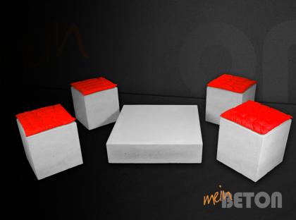 Couchtisch aus Beton, Betontisch, Loungetisch aus Beton, Tisch aus Beton, Betonm