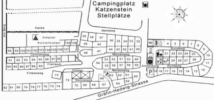 365 Tage Urlaub ab 700 Euro - Dauerstellplatz Campingplatz-zum Katzenstein Weste