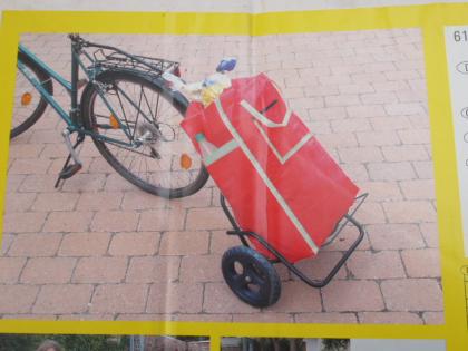 (4) Fahrradanhänger u Shopper bis 16 kg