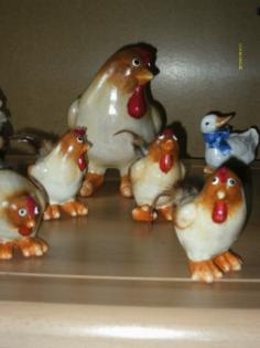4000 Stck. Tonfiguren = Zwerge, Enten, Hühner, usw.